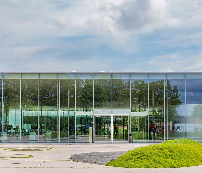 The Louvre-Lens Museum, Lens, a modern art museum showcasing works from the Louvre's collections in a contemporary setting.