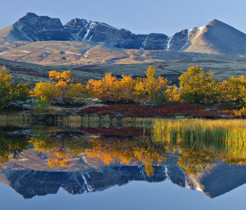 The Rondane National Park - Known for its mountainous terrain, excellent hiking trails, and diverse wildlife.