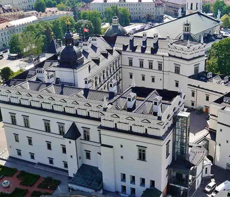 The Royal Palace of Lithuania, a reconstructed historic palace in Vilnius, now housing a museum and cultural center.