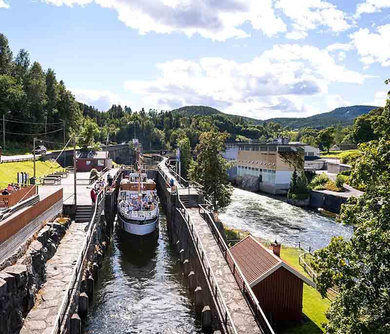 The Telemark Canal - A historic waterway with locks and scenic boat tours through picturesque landscapes.