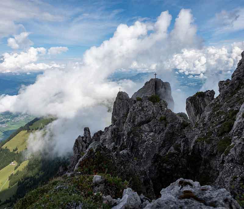 The Three Sisters Peaks, a trio of mountain peaks offering challenging hikes and stunning panoramic views.