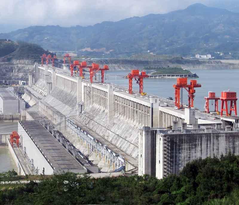 Three Gorges Dam in Hubei is one of the world's largest power stations and a feat of modern engineering.