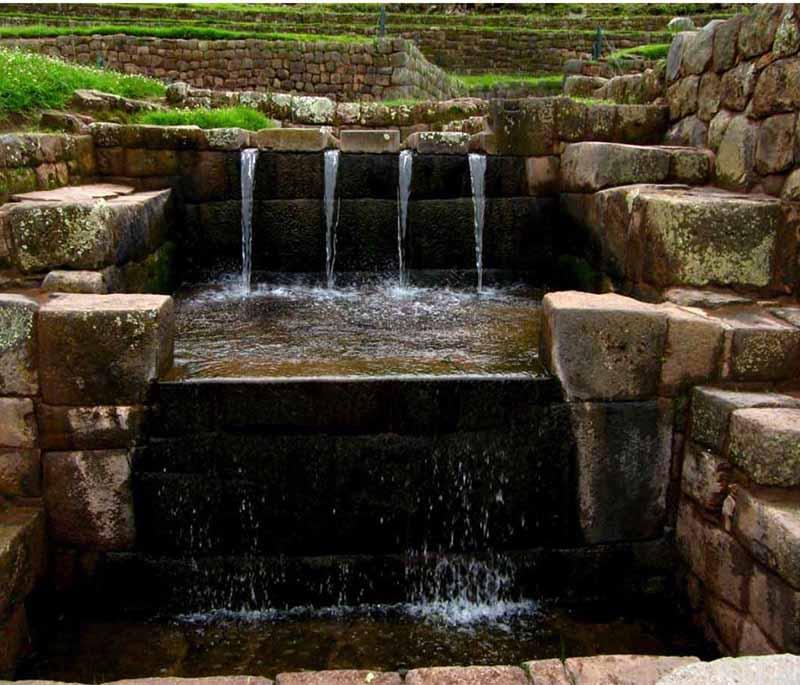 Tipon - An Inca site known for its advanced agricultural terraces and intricate irrigation channels.