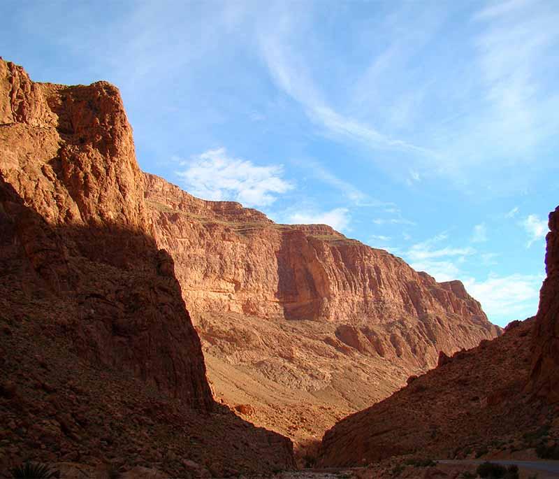 Todra Gorge - Spectacular Canyon: Offers dramatic rock formations and excellent climbing and hiking opportunities.
