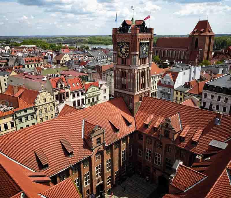 Torun’s Old Town - Medieval city known for its Gothic architecture and as the birthplace of Copernicus.