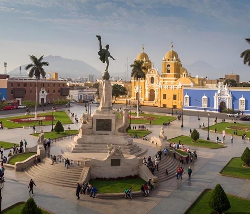 Trujillo - A coastal city known for its colonial architecture, archaeological sites, and traditional marinera dance.