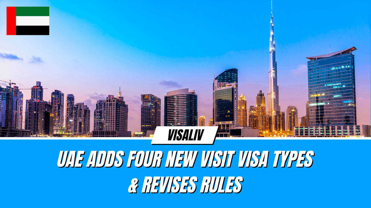 UAE introduces four new visit visa types with revised rules, offering travelers more flexible stay and entry options in 2025.
