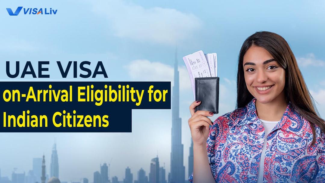 Indian travelers checking eligibility for UAE visa-on-arrival requirements and entry conditions in 2025.