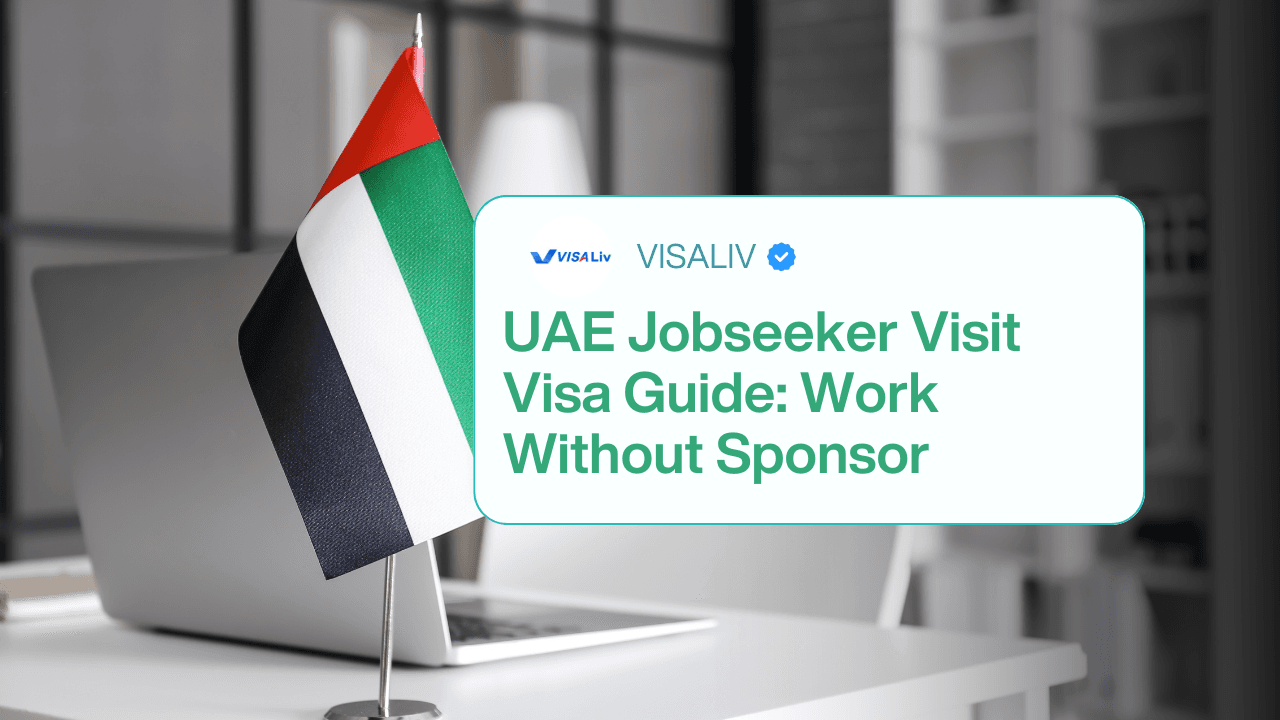 Guide on UAE jobseeker visit visa explaining how to work without a sponsor and related visa rules for applicants.
