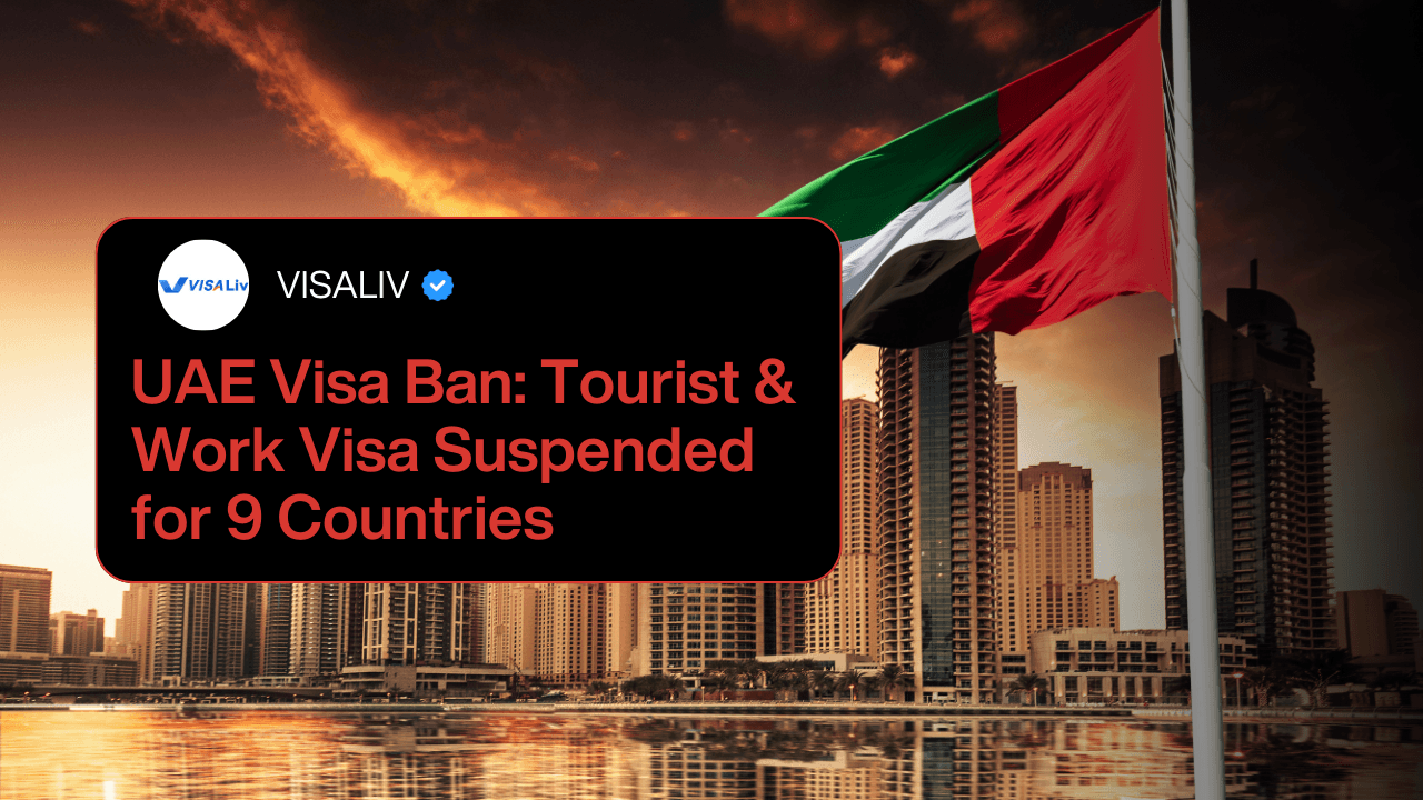UAE suspends tourist and work visas for citizens of 9 countries, impacting travelers and job seekers.