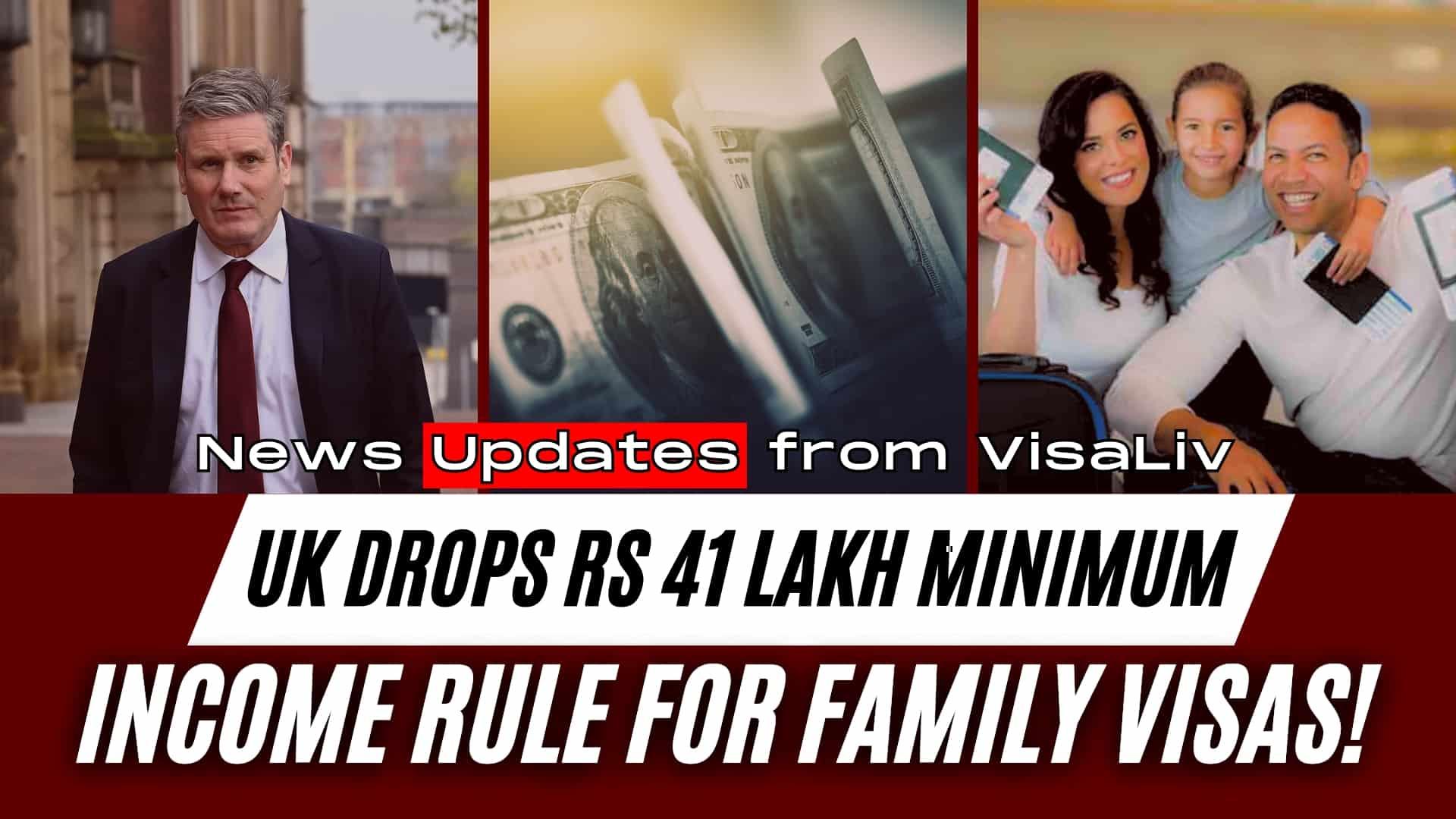 UK has removed the Rs 41 lakh minimum income requirement for family visas, easing the process for family reunification.