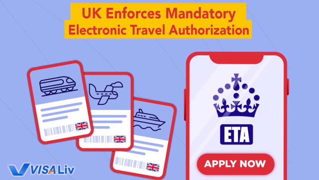 Traveler reviewing the UK’s new Electronic Travel Authorization rule before departure to ensure all requirements are met.