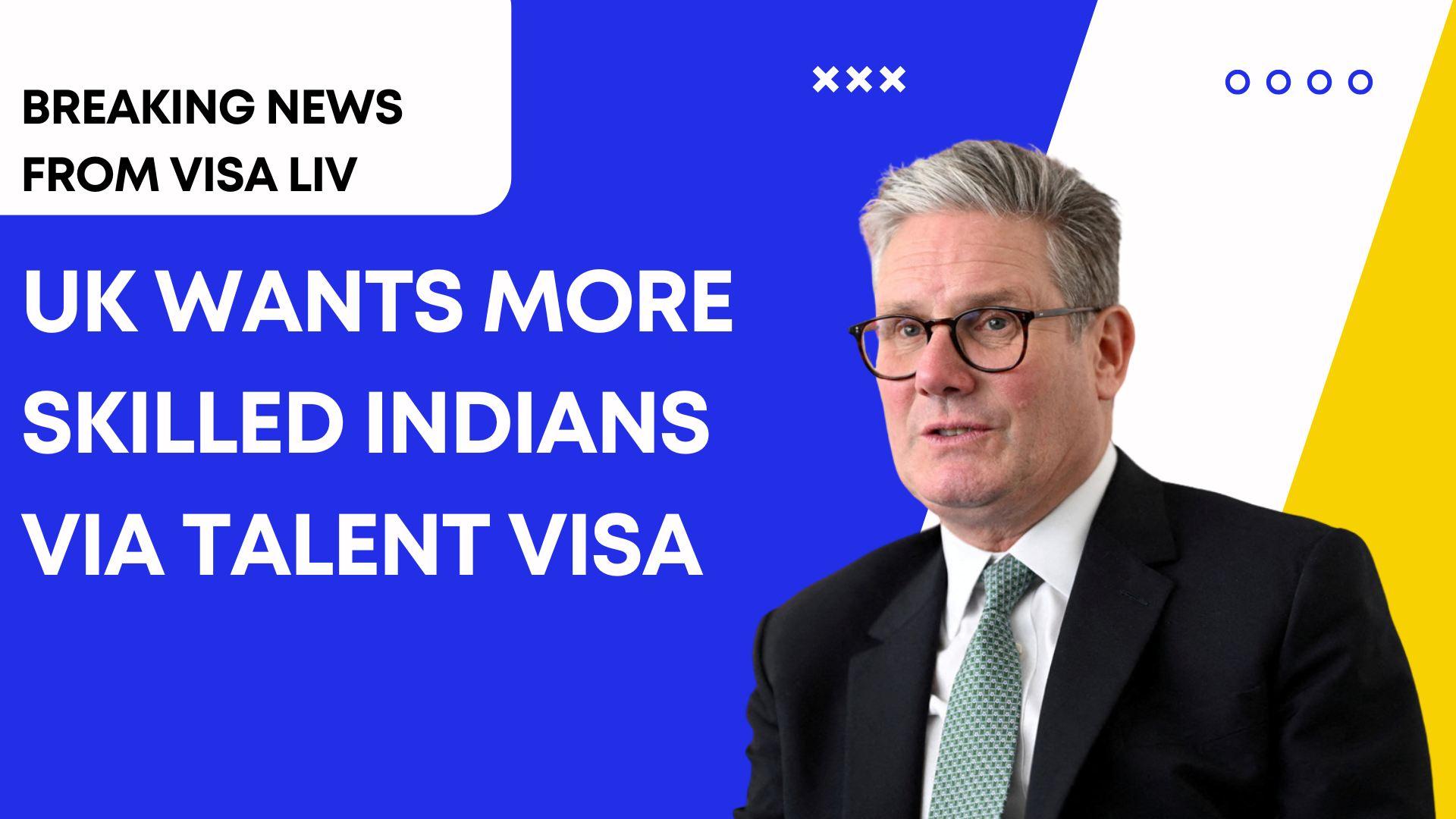 UK increases demand for skilled Indian professionals through Global Talent Visa to fill key sector roles.