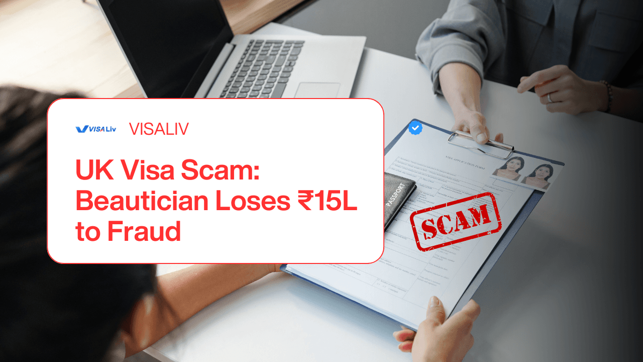 UK visa scam exposed as beautician loses ₹15 lakh to fraudsters promising migration, highlighting rising visa fraud cases.
