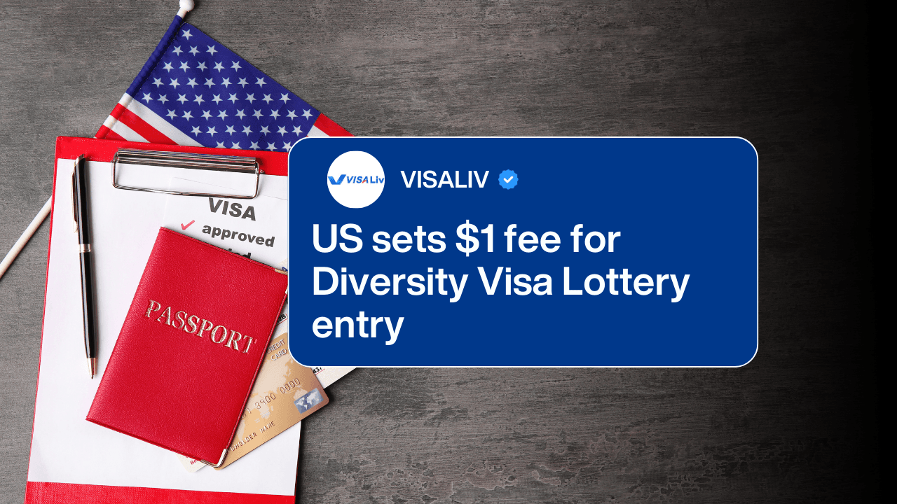 The US sets a $1 entry fee for Diversity Visa Lottery, enabling more applicants to try their chance at immigration.
