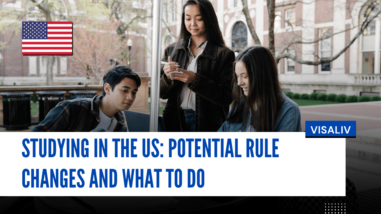 Students planning to study in the US reviewing possible rule changes and updates to visa requirements.