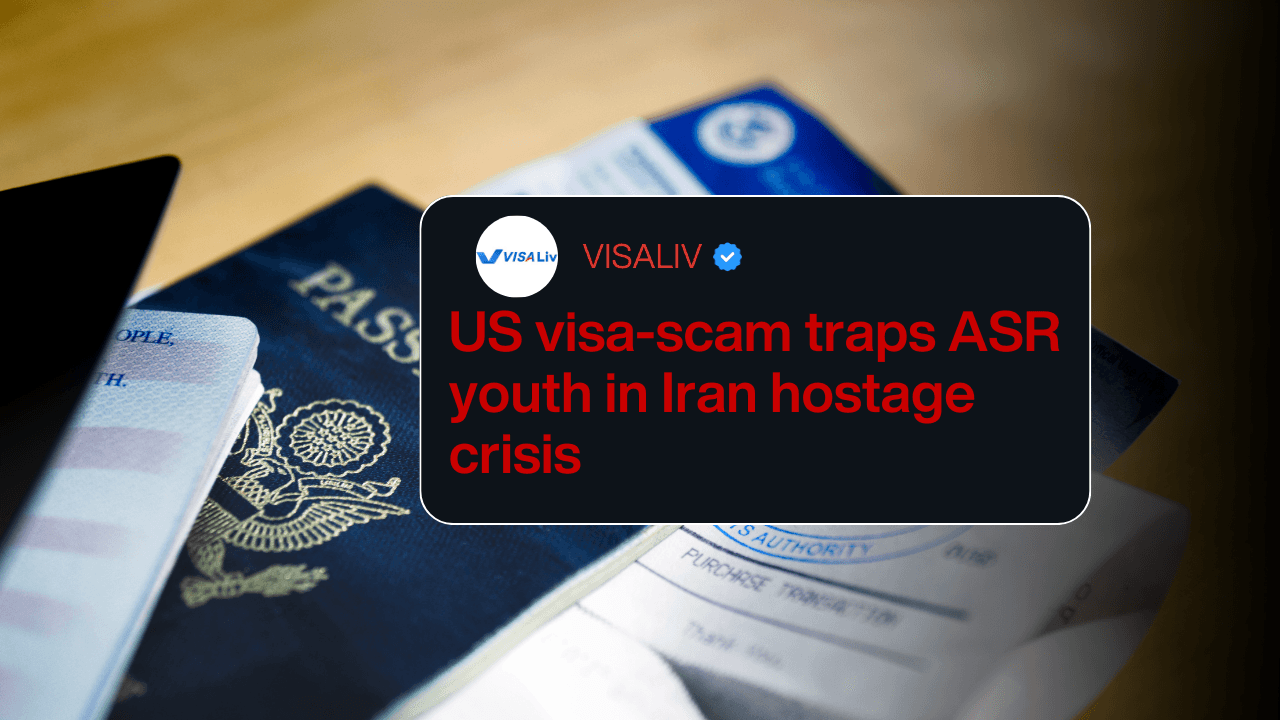 US visa scam ensnares ASR youth in Iran, highlighting risks of fraudulent visa offers and overseas fraud schemes.