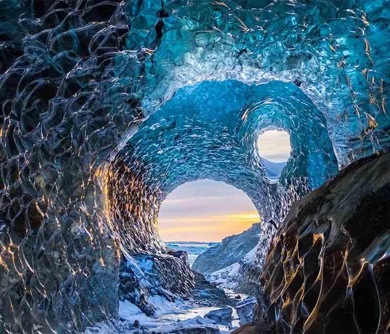 Vatnajokull National Park, the largest national park in Europe, featuring glaciers, volcanoes, and diverse landscapes.