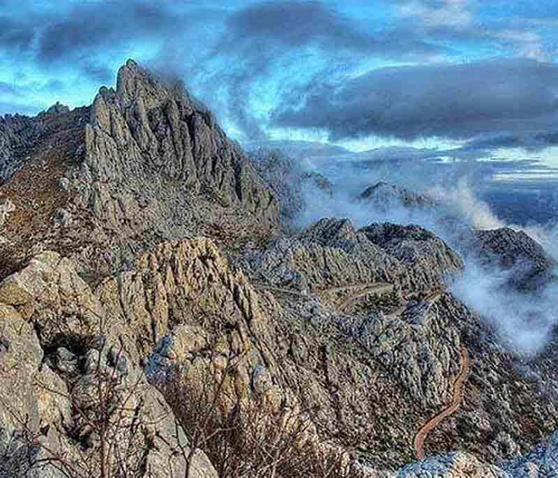 Velebit Mountain Range, featuring stunning landscapes, diverse flora and fauna, and excellent hiking trails.