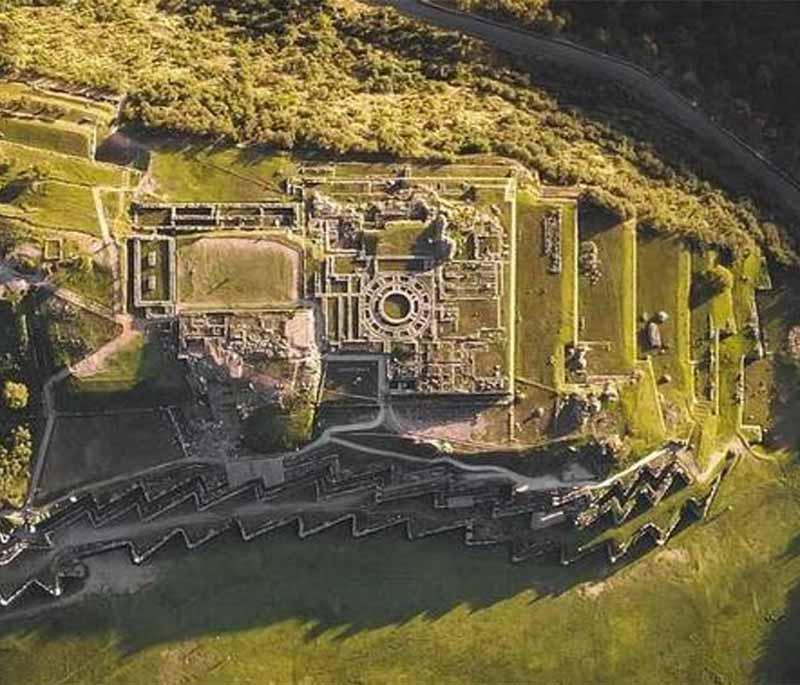 Vilcashuaman - An Inca archaeological site with impressive ruins including a pyramid, plaza, and ancient temples.