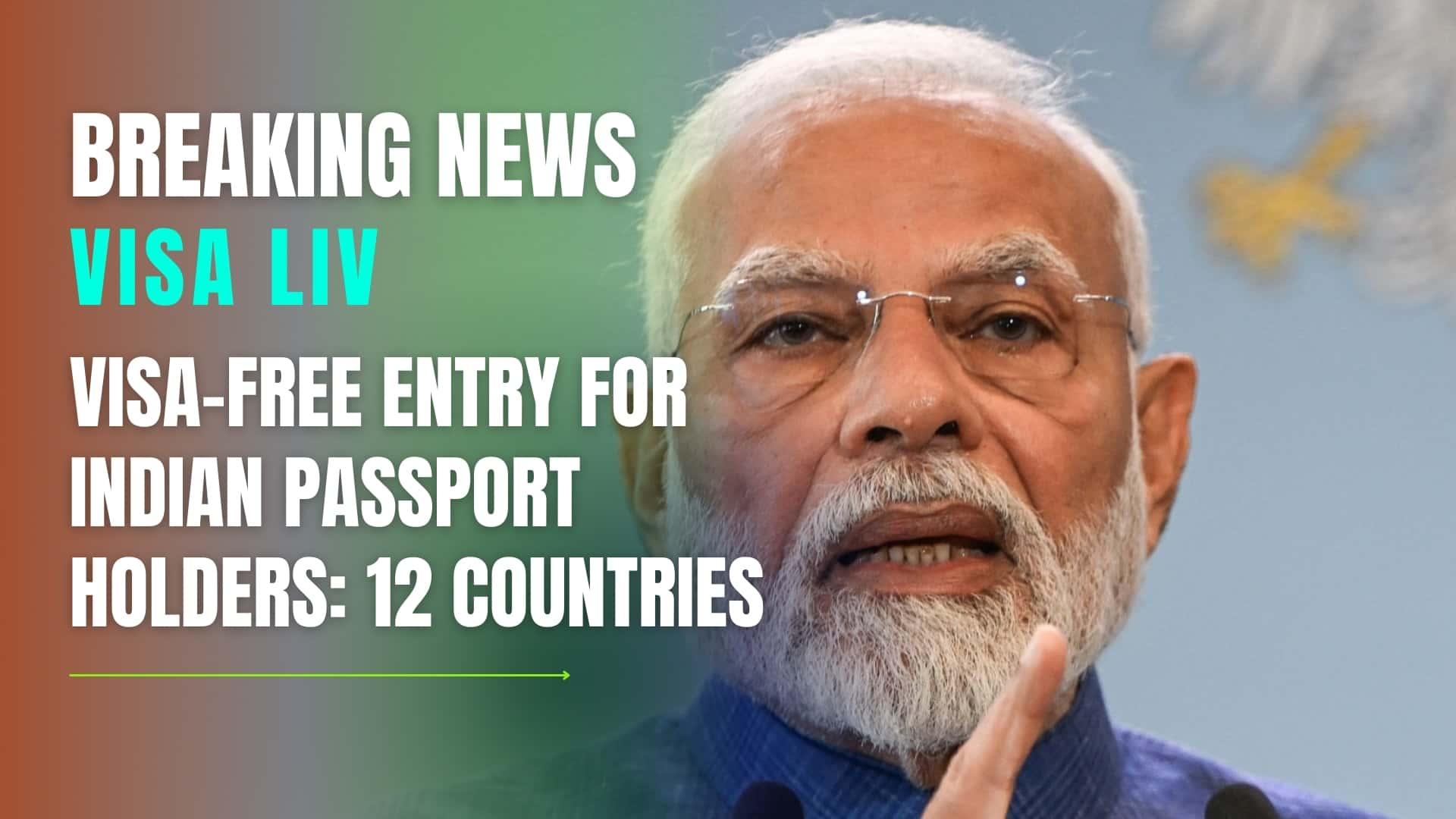 Indian passport holders can now enter 12 countries visa-free, making international travel easier and more accessible.