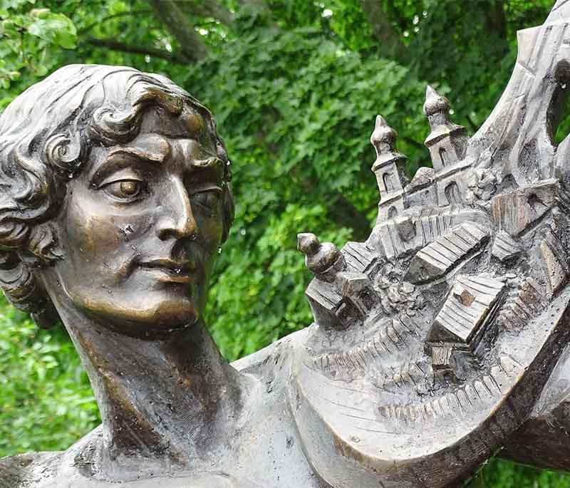 Vitebsk, the birthplace of Marc Chagall, famous for its art, cultural festivals, and vibrant artistic community.
