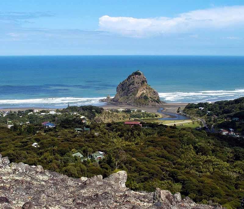 Waitakere Ranges, Auckland - A lush rainforest with waterfalls, hiking trails, and scenic viewpoints.