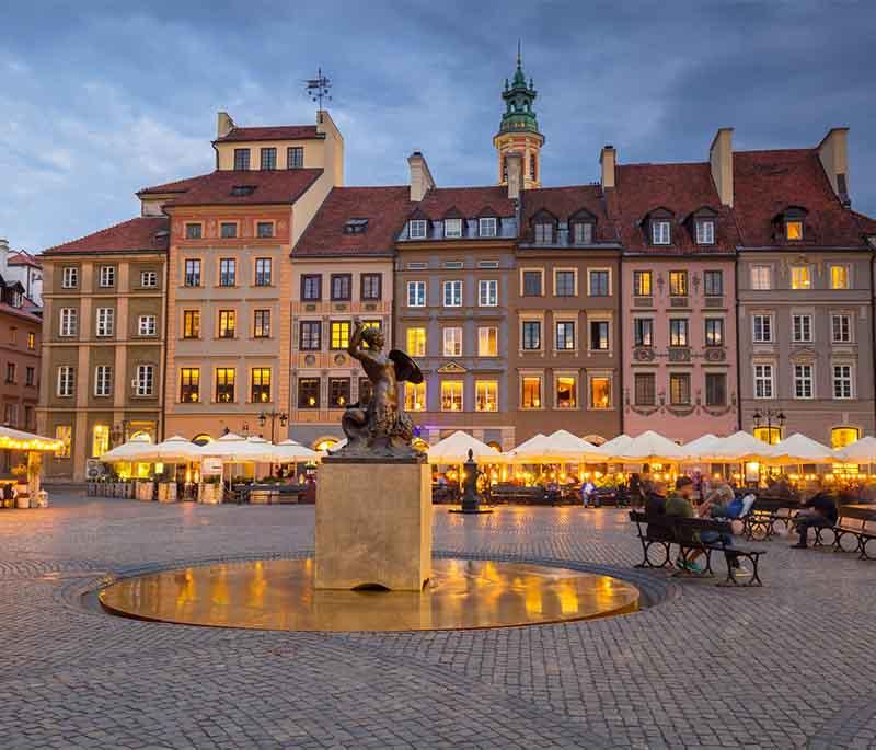 Warsaw’s Old Town - Reconstructed historic district with colorful buildings, lively squares, and rich history.