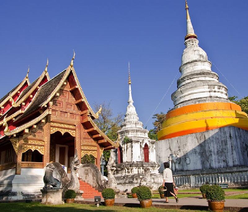 Wat Phra Singh, Chiang Mai - Esteemed temple displaying exquisite Lanna architecture and sacred Buddhist relics.