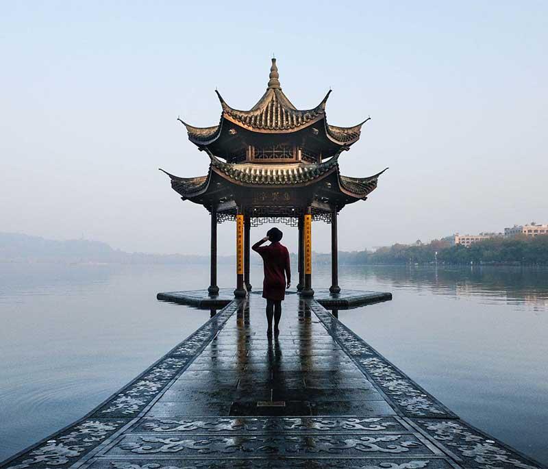 West Lake in Hangzhou is famed for its tranquil beauty and the cultural heritage sites around its shores.