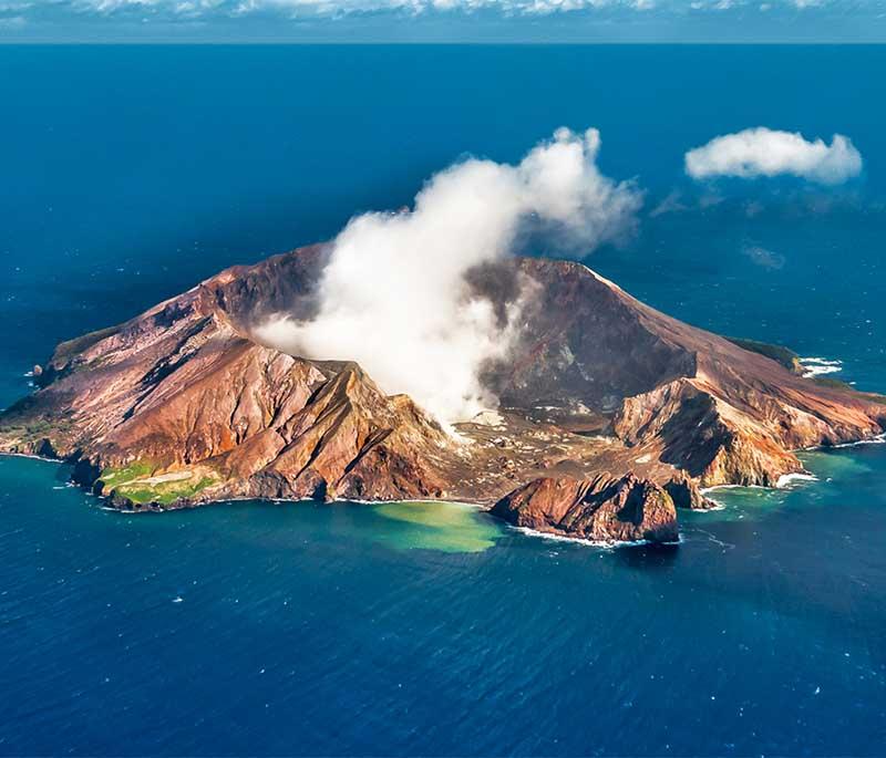 White Island, Bay of Plenty - An active marine volcano offering guided tours to explore its otherworldly landscape.