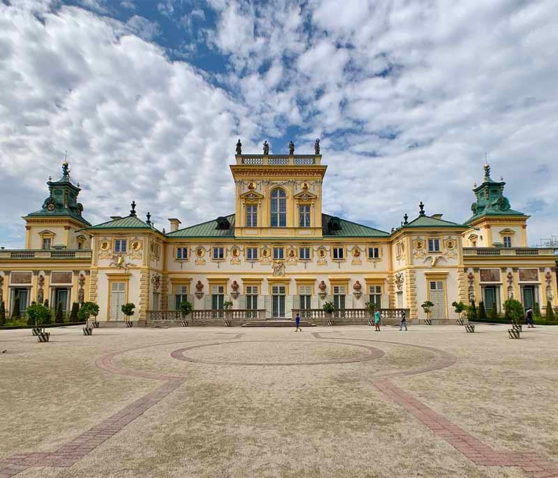 Wilanow Palace, Warsaw - Baroque palace with beautiful gardens and extensive art collections, showcasing Polish heritage.