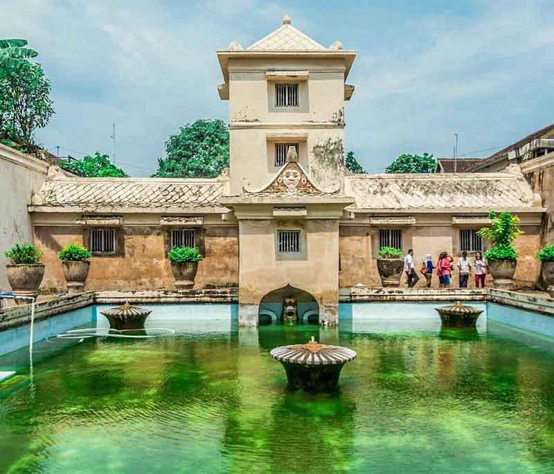 Yogyakarta Water Castle, Yogyakarta, a historic royal garden and bathing complex known as Taman Sari.