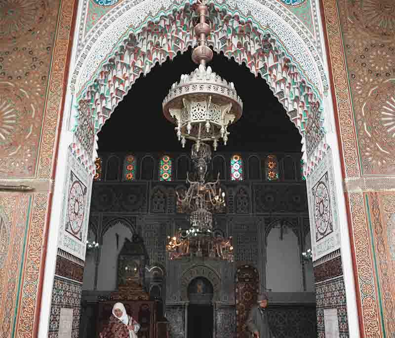 Zaouia Moulay Idriss II - Mausoleum: A revered pilgrimage site and the burial place of the founder of Fes.