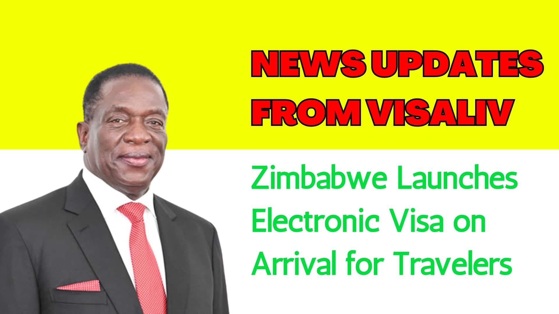 Zimbabwe introduces an electronic visa on arrival system for travelers, streamlining entry 