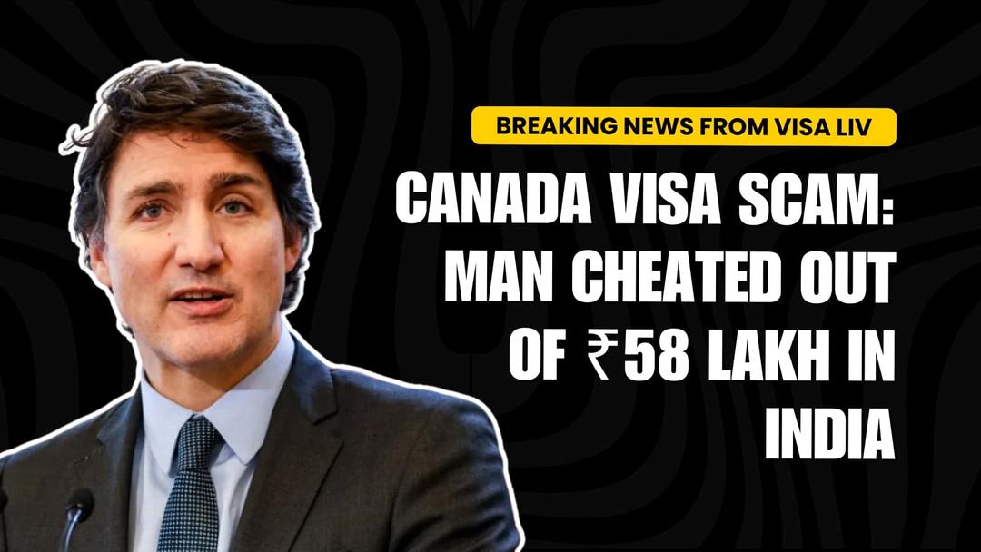 Canada visa scam: Indian man loses ₹58 lakh to fraudsters promising a fake visa and work permit opportunity.