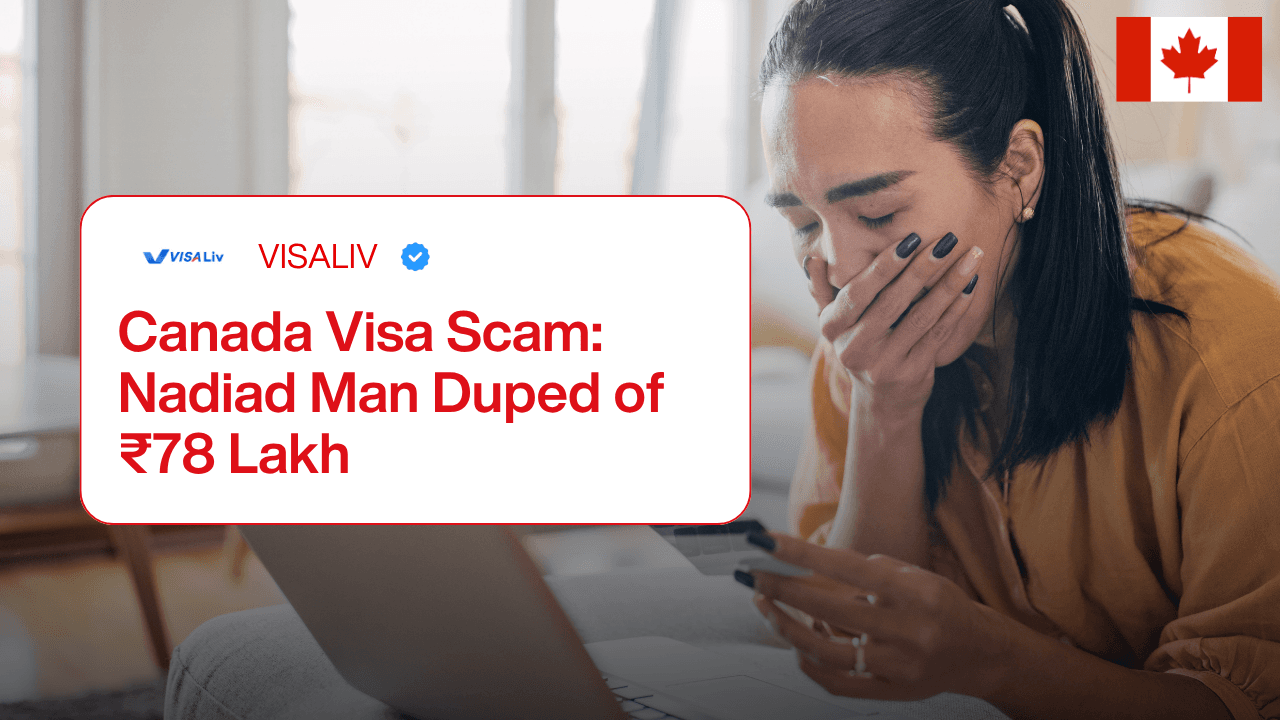 A Nadiad man lost ₹78 lakh in a Canada visa scam after being deceived by fraudsters posing as immigration agents.