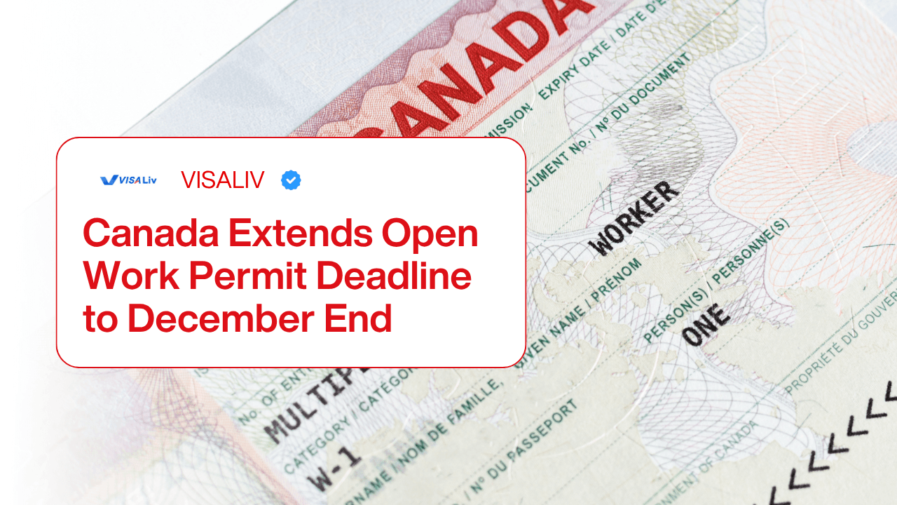 Canada extends open work permit application deadline to December end for the eligible foreign workers.