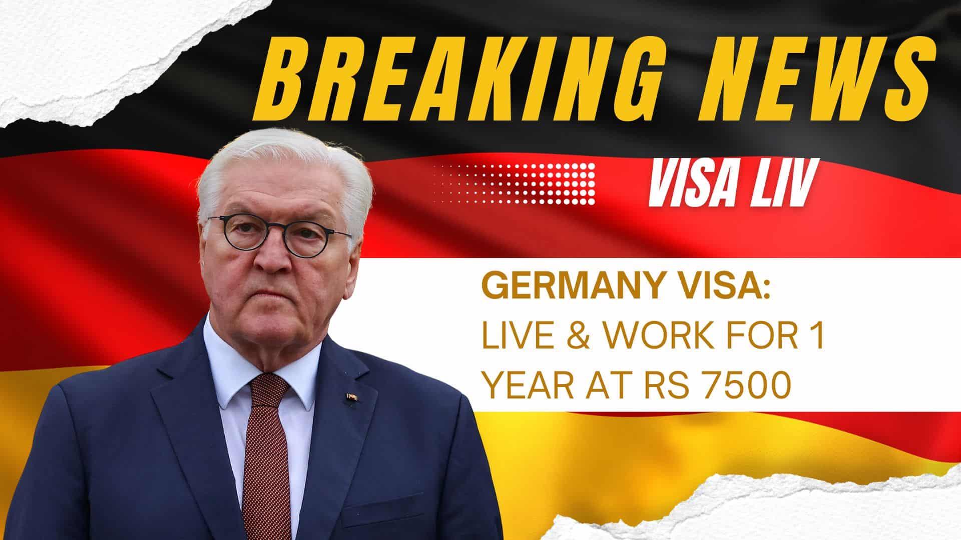 Germany offers Rs 7500 visa to live and work for 1 year; find out how Indians can apply for this affordable option.