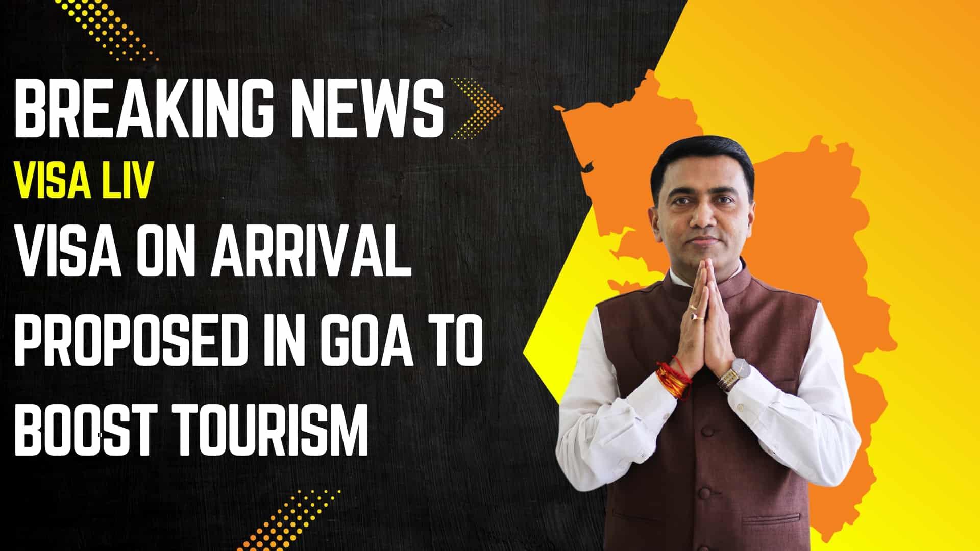 Goa proposes visa on arrival to attract international tourists and boost the state’s tourism sector.