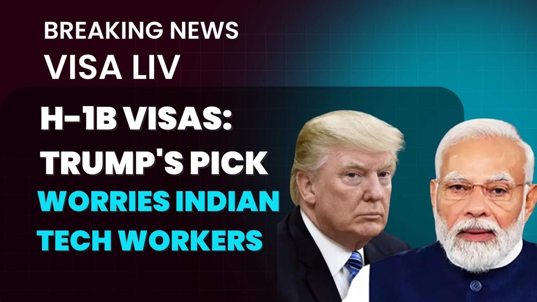 Indian tech workers express concerns over H-1B visa policies following Trump's recent pick for a key position.