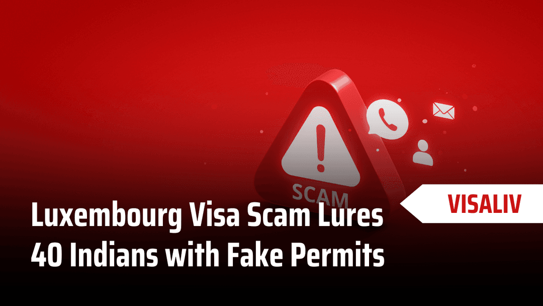Over 40 Indians tricked with fake Luxembourg short-stay permits in a major visa scam targeting unsuspecting job seekers.