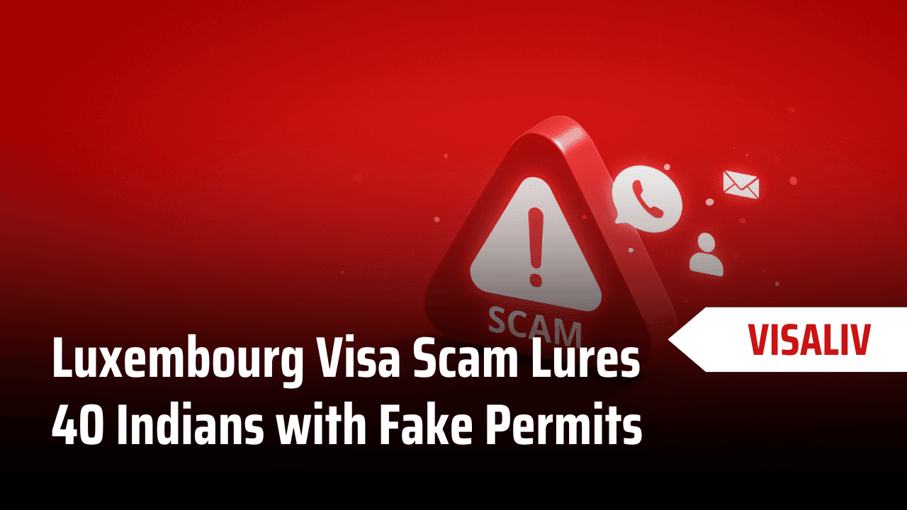 Over 40 Indians tricked with fake Luxembourg short-stay permits in a major visa scam targeting unsuspecting job seekers.