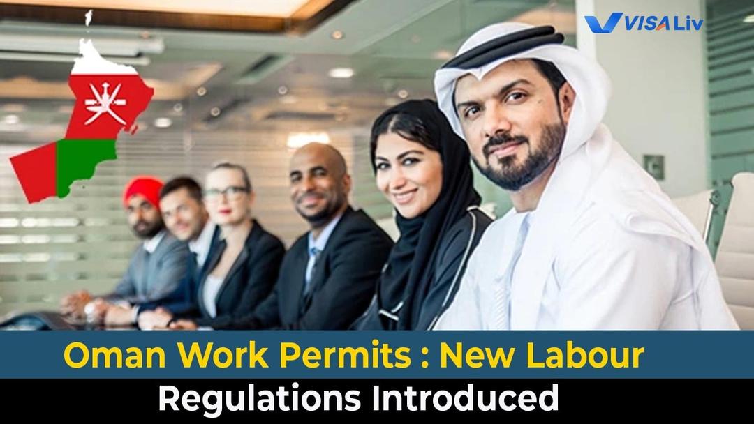 Image showing Oman’s updated labour regulations for the expatriate work and practice permits in 2025.