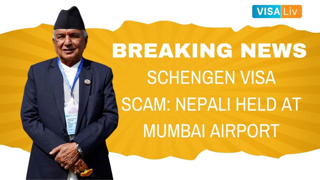 Nepali citizen caught at Mumbai Airport in a Schengen visa scam,  raising concerns about visa fraud.