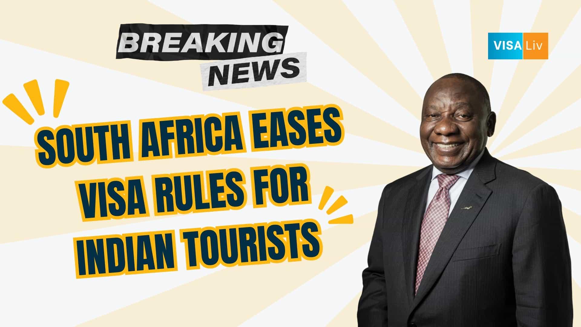 South Africa Eases Visa Rules for Indian Tourists – New policies simplify visa process for Indian visitors.