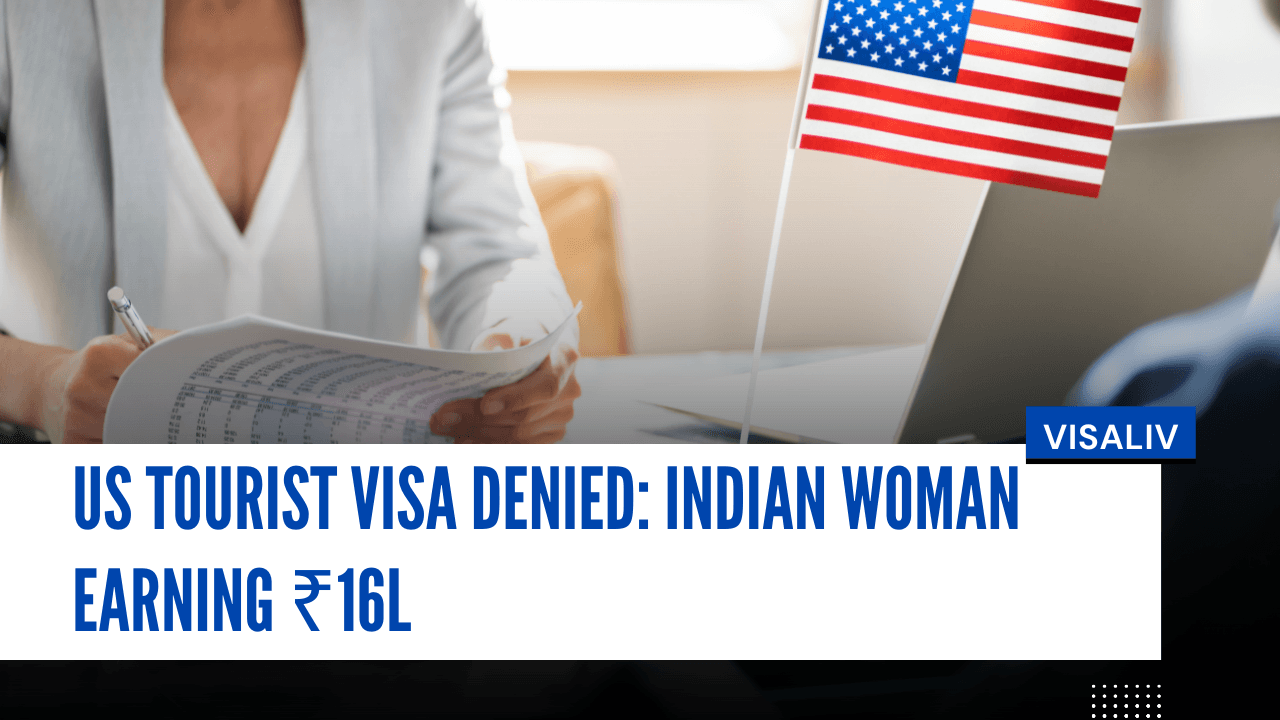 Despite earning ₹16 lakh annually, an Indian woman faces denial of her US tourist visa application, raising concerns.