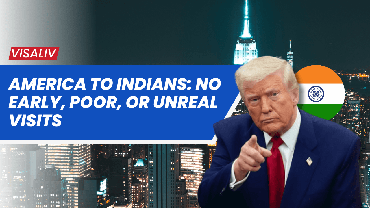 US warns Indian travelers against early arrival, unrealistic plans, and poor travel history in visa applications.