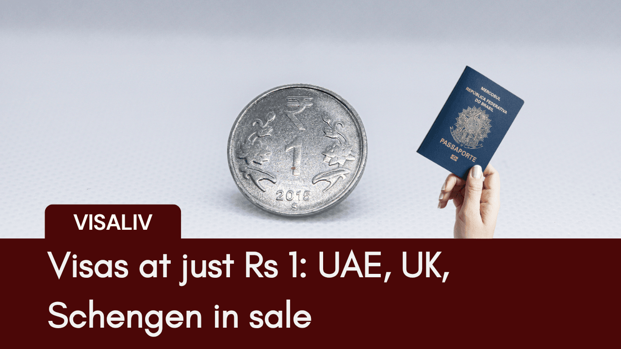 Limited-time offer allows travelers to get UAE, UK, and Schengen tourist visas for just Rs 1 under special promotional sale.