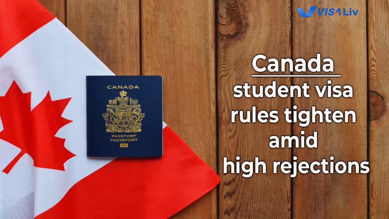Canada Tightens Student Visa Rules for Indians Canada tightens student visa rules after high rejection rates among Indian applicants seeking study permits.